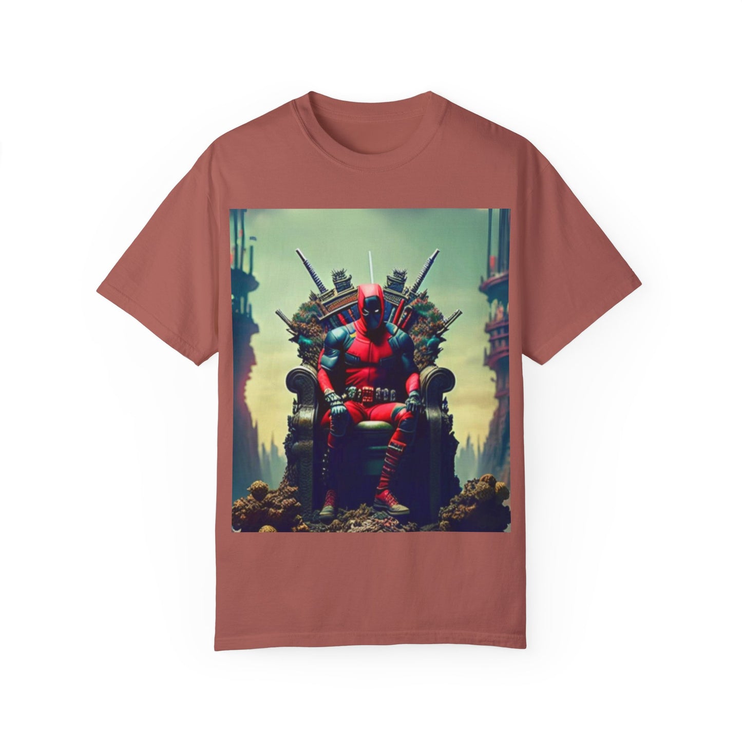 PVDP Boom Throne Unisex Garment-Dyed T-shirt