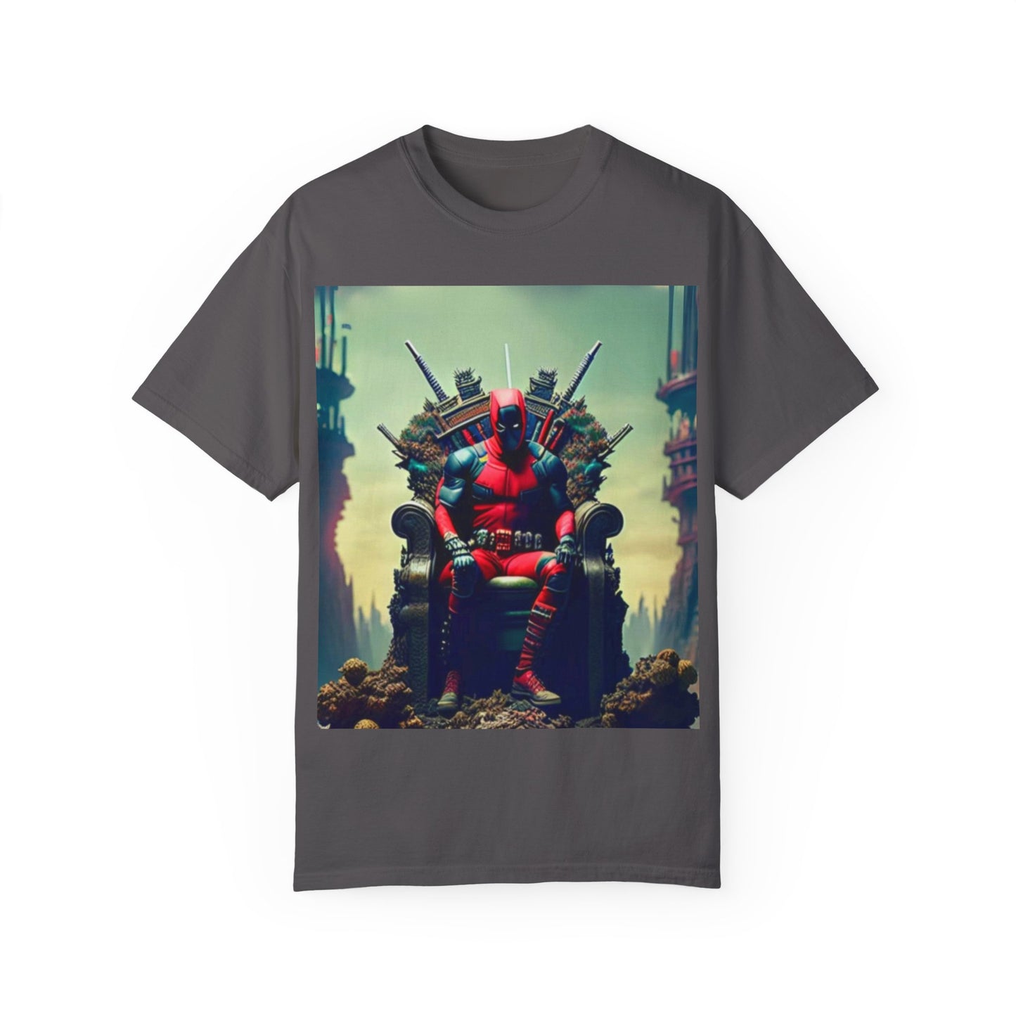 PVDP Boom Throne Unisex Garment-Dyed T-shirt