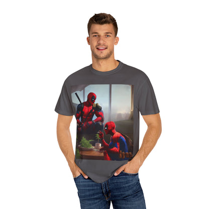 PVDP and Webslinger Chillin- Unisex Garment-Dyed T-shirt