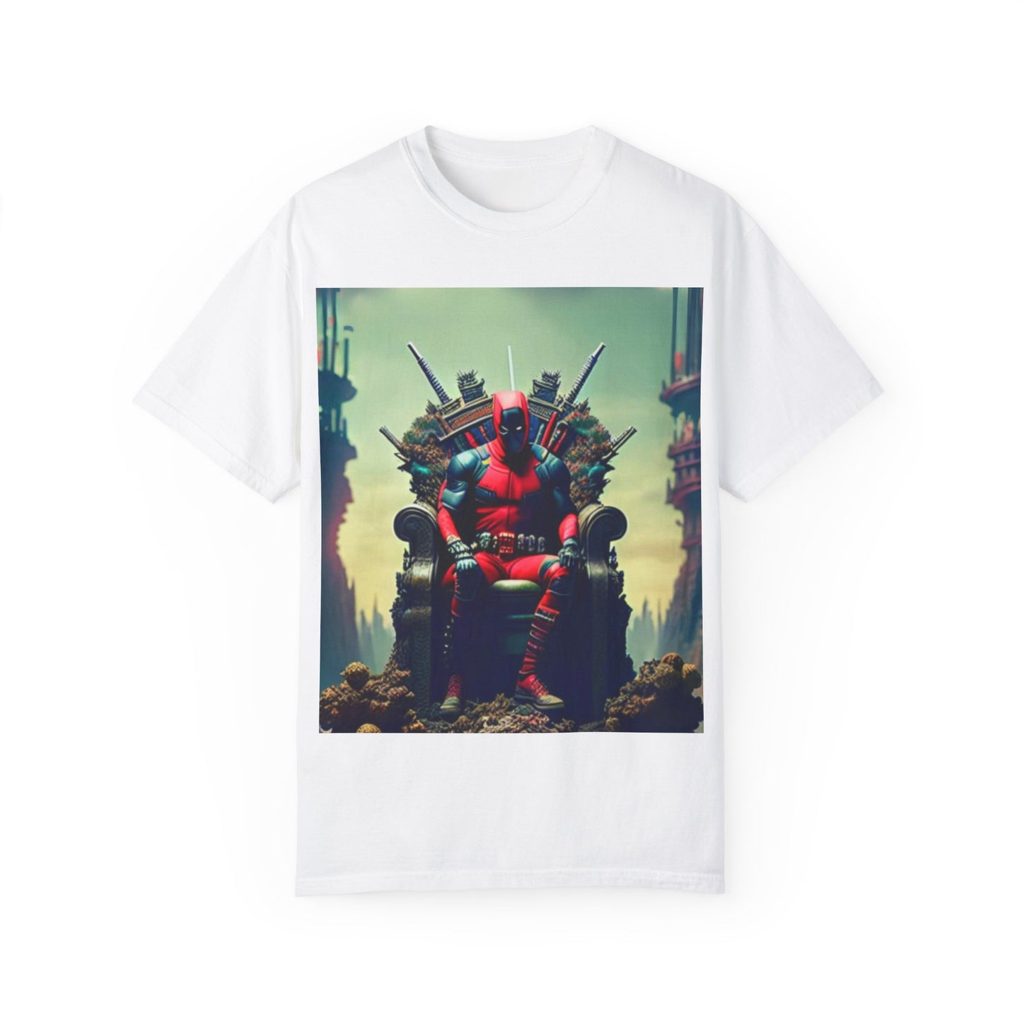 PVDP Boom Throne Unisex Garment-Dyed T-shirt