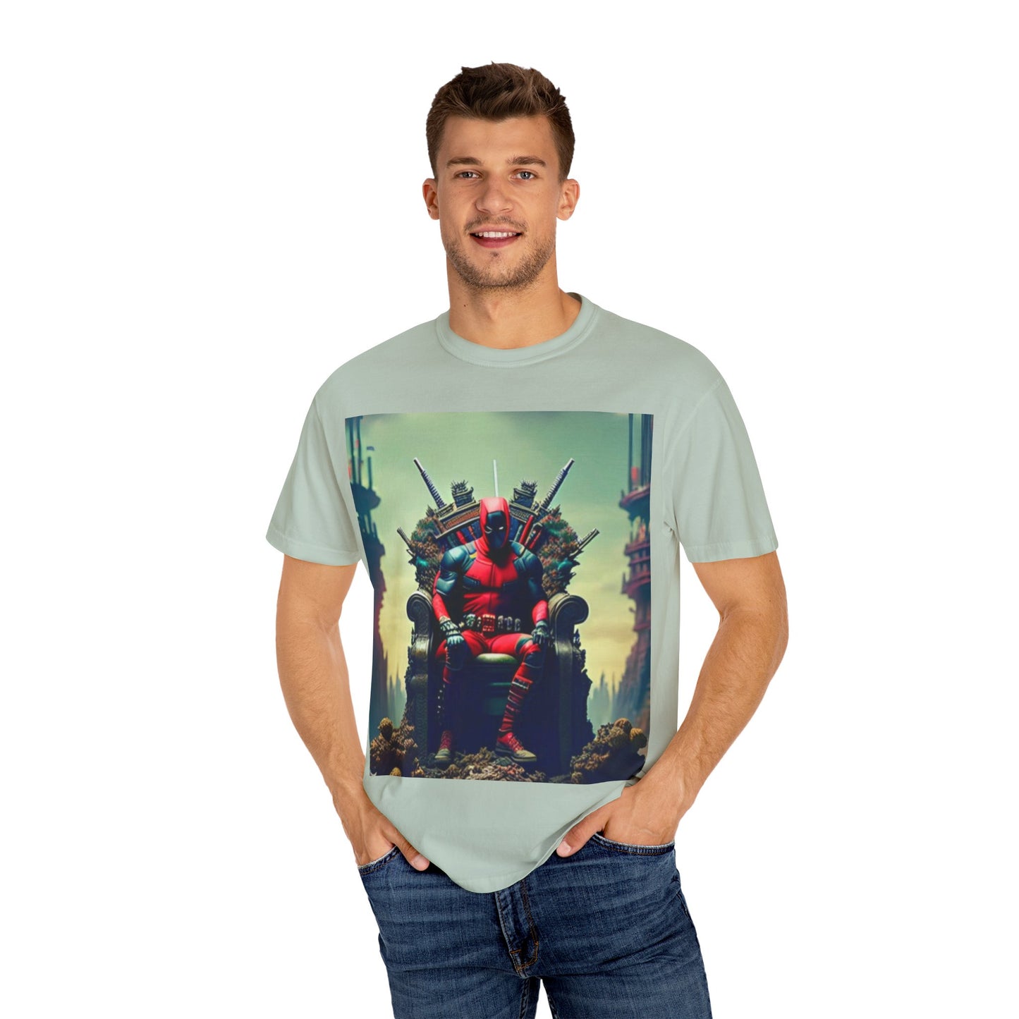 PVDP Boom Throne Unisex Garment-Dyed T-shirt